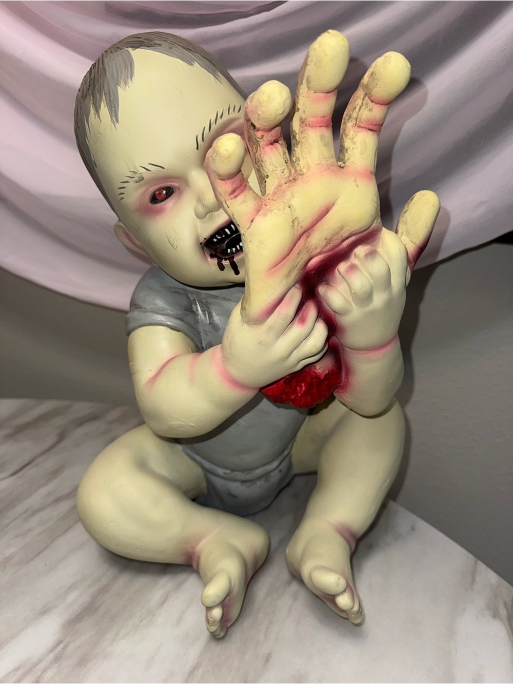 Spirit Haunted Baby Zombie hard foam decoration